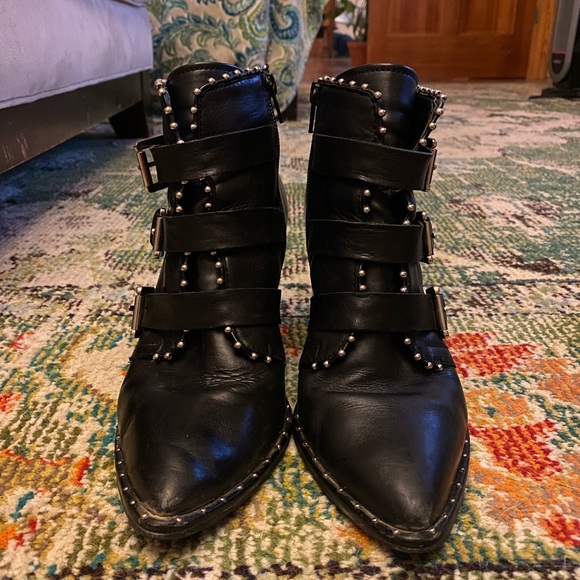 Black buckle booties - Picture 2 of 4